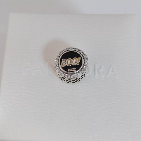 Pandora Silver and Orange Charm Bracelet - Picture 7 of 11